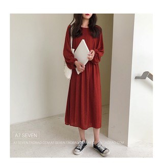 Váy xòe dáng dài Babydoll dài tay nhẹ nhàng (Big Size)- ODER