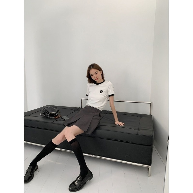 Chân Váy Chữ A Lưng Cao Mỏng Nhẹ Thời Trang Cho Nữ