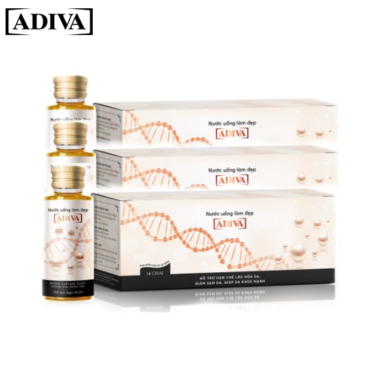 Mua 3 tặng 1 - Combo 3 Hộp Collagen Adiva 14 chai/hộp tặng 1 hộp cùng loại