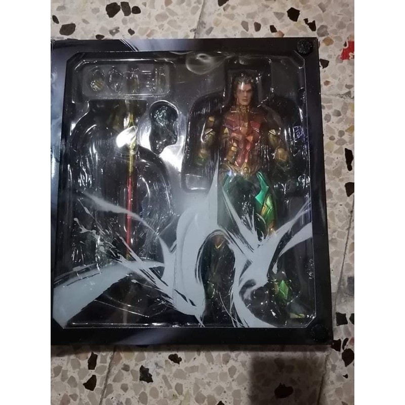 Set mô hình động Play Arts Kai Green Lantern & Aquaman