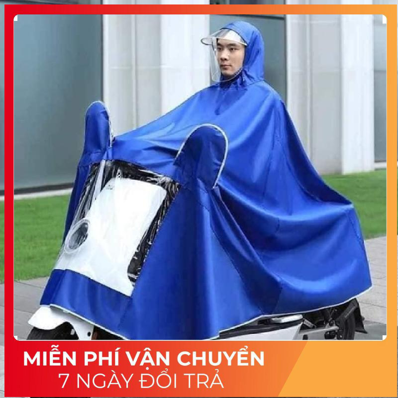Mua Áo Mưa phản quang 1,2 Đầu(Mũ) Vải Dù Loại 1 chống rách có kính che ...