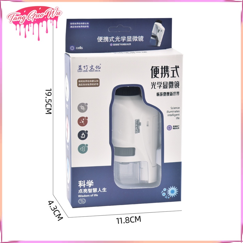 Bộ 2 kính hiển vi cầm tay có đèn LED cho trẻ em | BigBuy360 - bigbuy360.vn