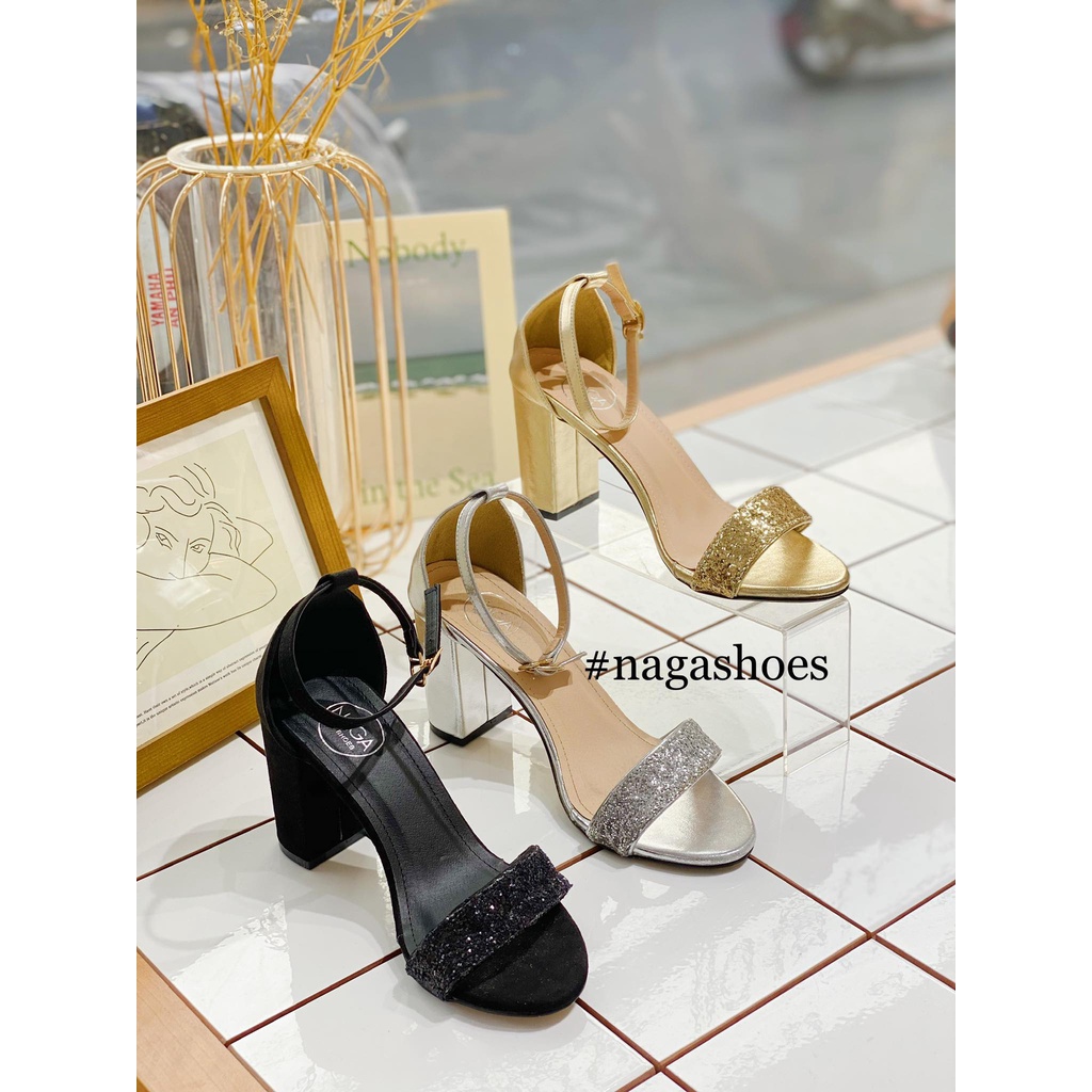 GIÀY CAO GÓT NAGASHOES KIM TUYẾN 7CM NAC34