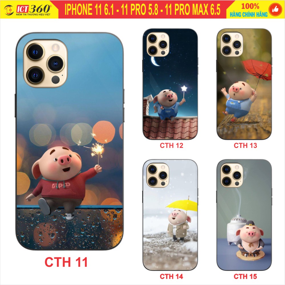 Ốp Lưng Kính IPhone 11 Mini( 5.4), 11 Pro ( 6.1) 11 Pro Max ( 6.7) - in hình theo yêu cầu