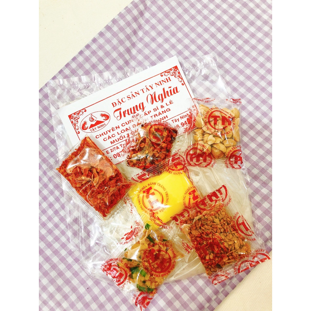 [1 Bịch] Bánh Tráng Bơ Cuộn Trắng Trung Nghĩa