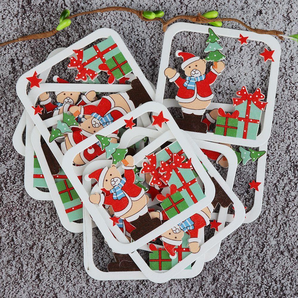 Chuông Treo Trang Trí Cây Thông Noel Hình Trái Tim DIY