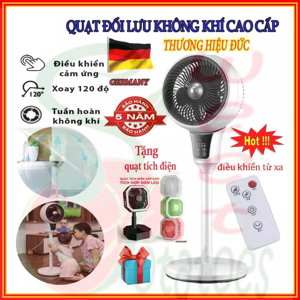 Tại Hà NộiQuạt Rowanto đối lưu điều hòa không khí nhập khẩu Đức tiếng ồn cực thấp, có điều khiển và hẹn giờ, nút bấm