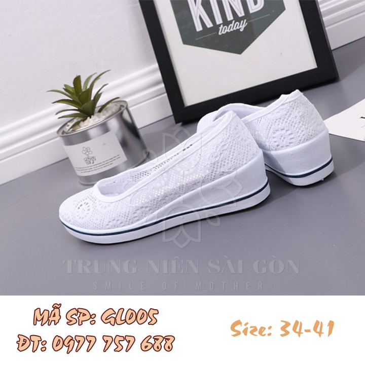 Giày đi bộ bệt lưới thoáng mát size lớn 41 cho mẹ GL005 | BigBuy360 - bigbuy360.vn