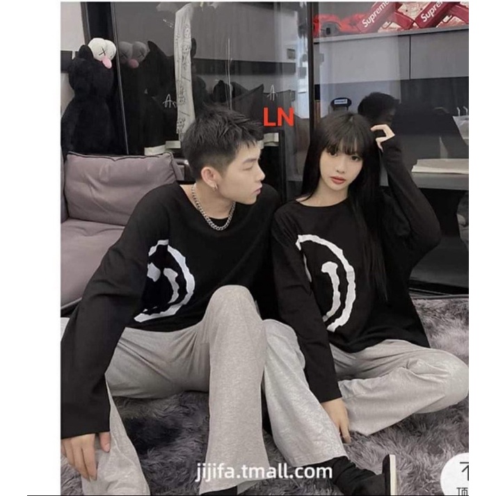 Áo xuông nửa mặt cười TH6