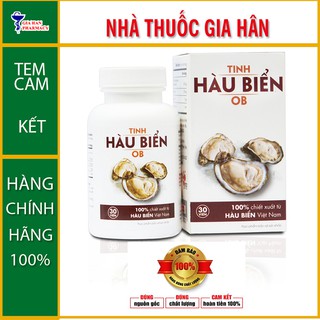 Tinh Chất Hàu OB - hỗ trợ người xuất tinh sớm, rối loạn cương dương, kéo dài quan hệ - Hộp 30 viên