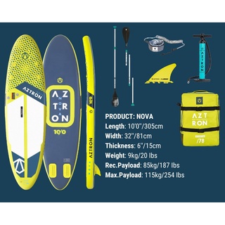 Sup aztron nova 3.05m_thuyền sup ván chèo bơm hơi chính hãng aztron