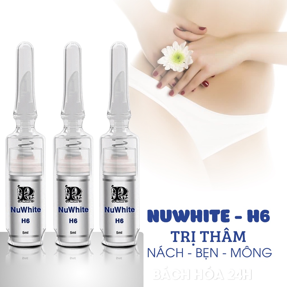 Nuwhite H6 - Kem Khử Thâm Nách Bẹn Mông Kem Làm Hồng Nuwhite Mibiti Prudente Khử Thâm Vùng Da Trắng 