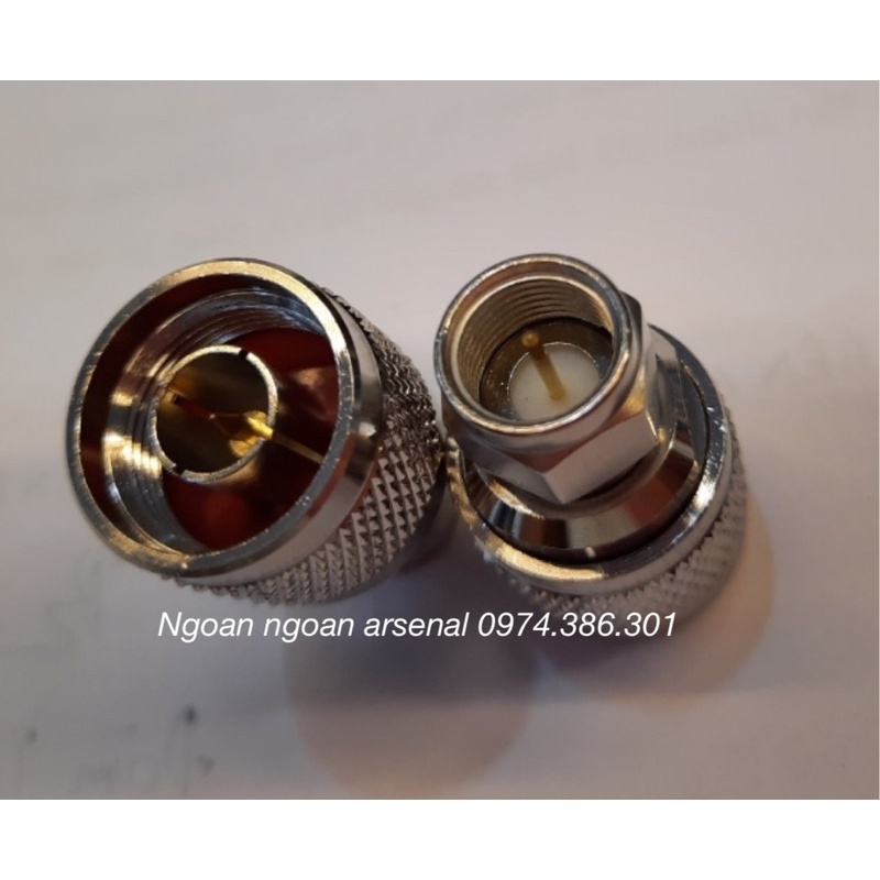 jack rắc chuyển N đực- F đực, N cái F đực chuẩn 50ohm cao tần