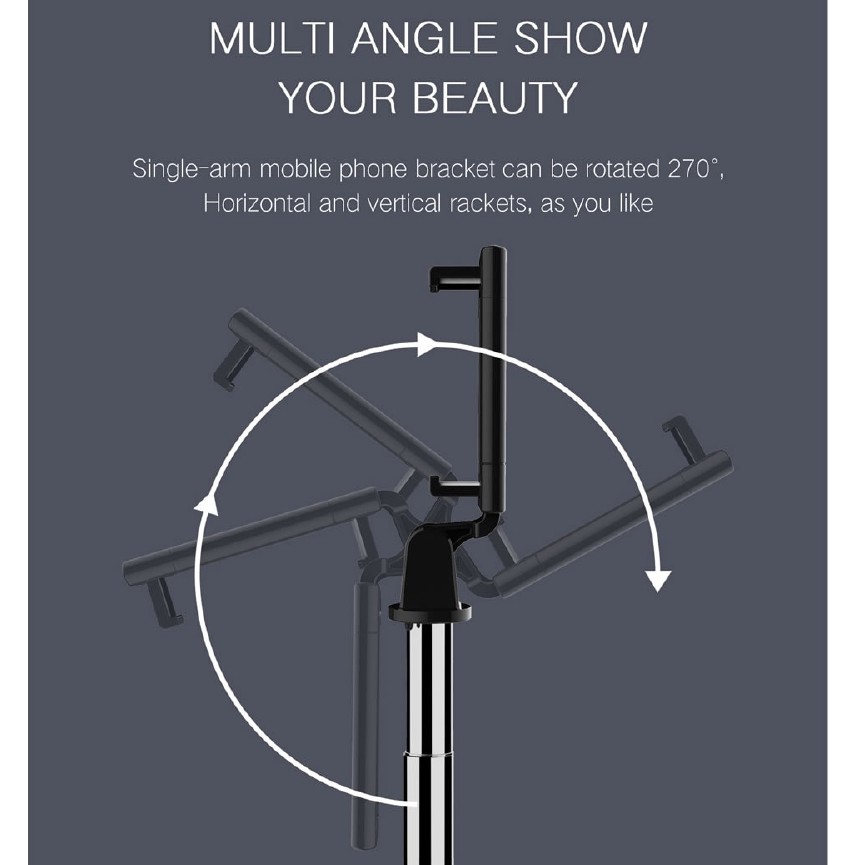 Gậy Chụp Ảnh Selfie 3 Trong 1 Kết Nối Bluetooth Cho Iphone Ios Android | BigBuy360 - bigbuy360.vn