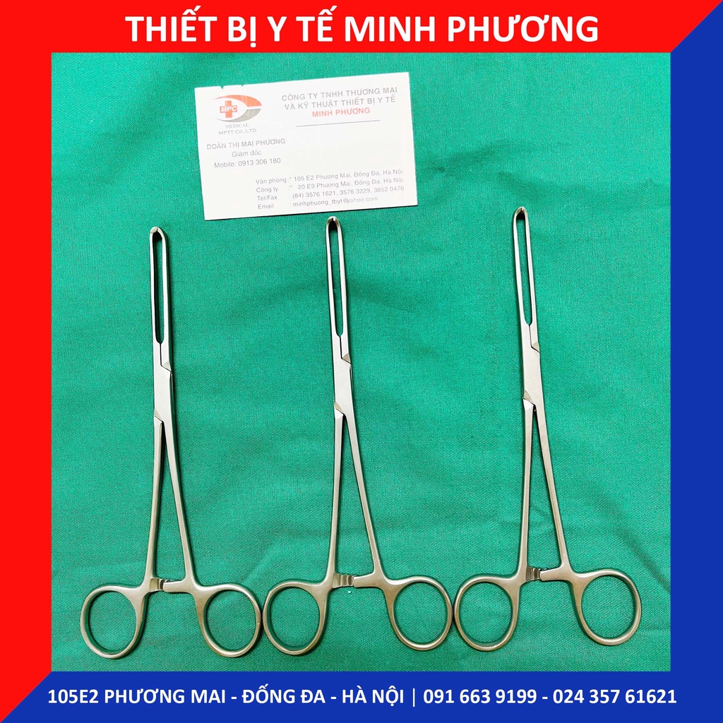 Kẹp răng chuột Allis mạ mờ CN Đức