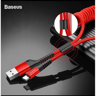 Cáp sạc dây xoắn đàn hồi Baseus Fish Eye Spring Data typeC