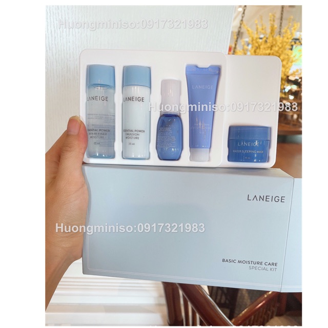 SET DƯỠNG DA LANEIGE  mini 5 món