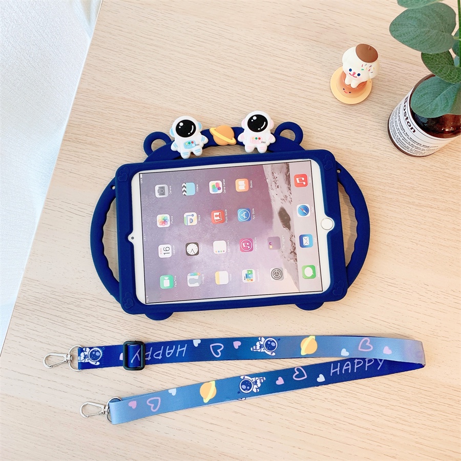 Ốp Máy Tính Bảng Chống Sốc Có Dây Đeo Cho apple IPAD 9 9th Gen 10.2 inch 2021