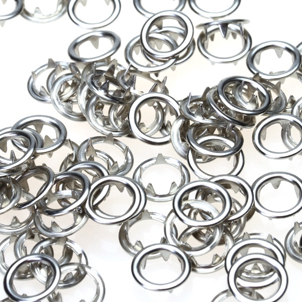 Set 50 Nút Bấm Màu Bạc 9.5mm Chuyên Dụng Cho May Vá DIY