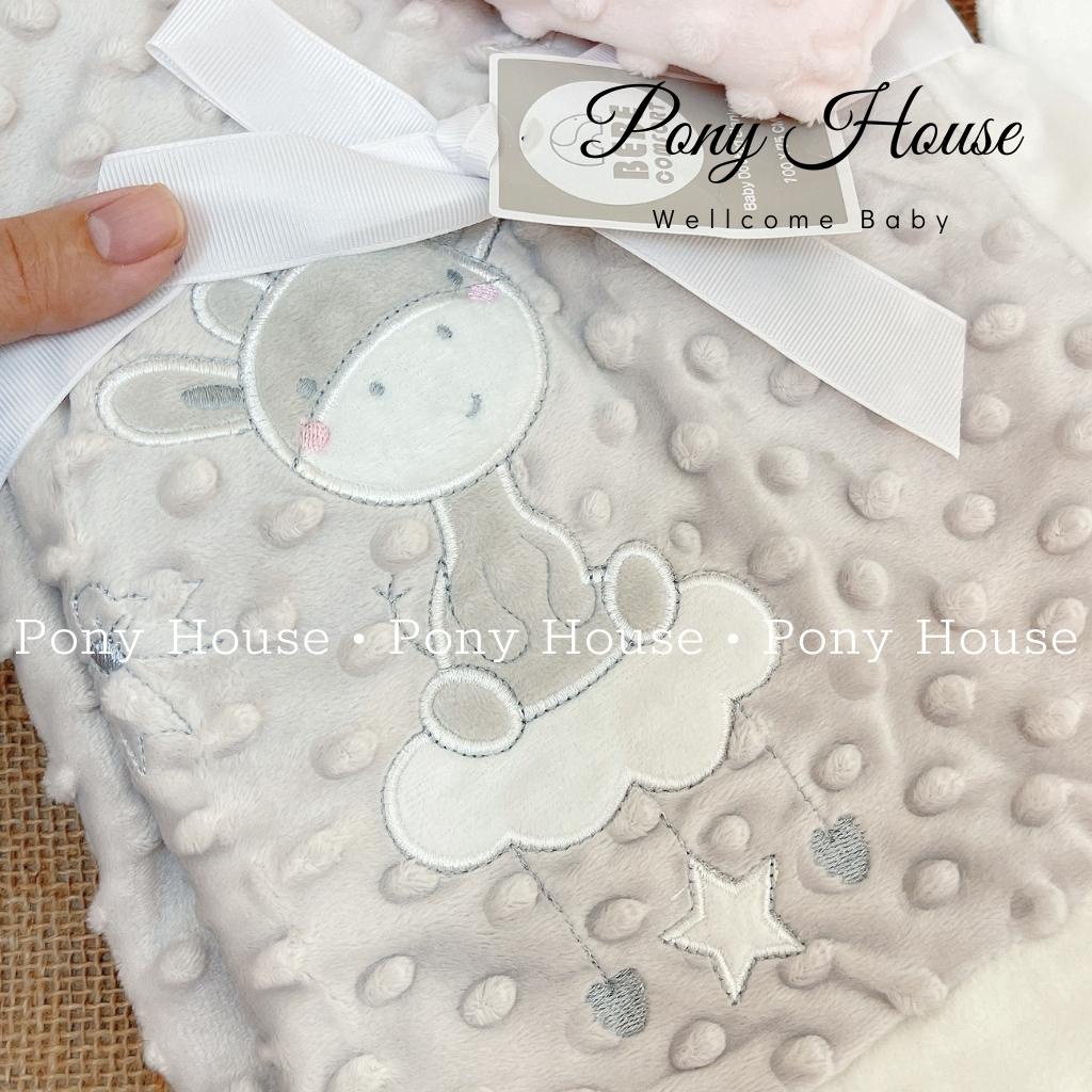 Chăn Lông Bebe Comfort Siêu Mềm Ấm Chất Lông Nhung Cao Cấp Kích Thước 75*100cm