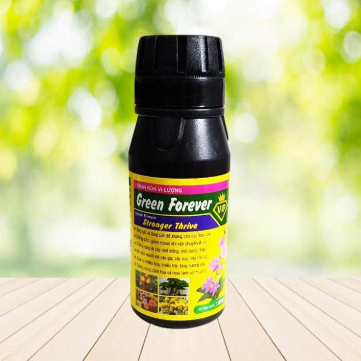 Phân bón vi lượng Green Forever Stronger Thrive chống sốc, hồi sinh cây yếu, chống rủ lá, kích thích sinh trưởng100ml