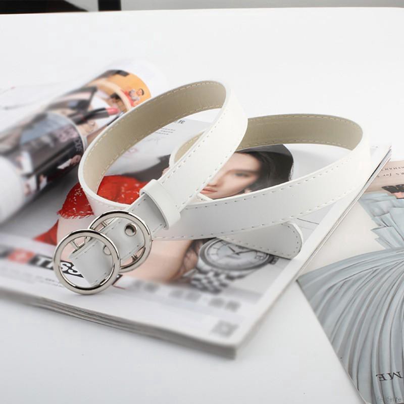 Dây thắt lưng da thời trang cá tính cho nữ