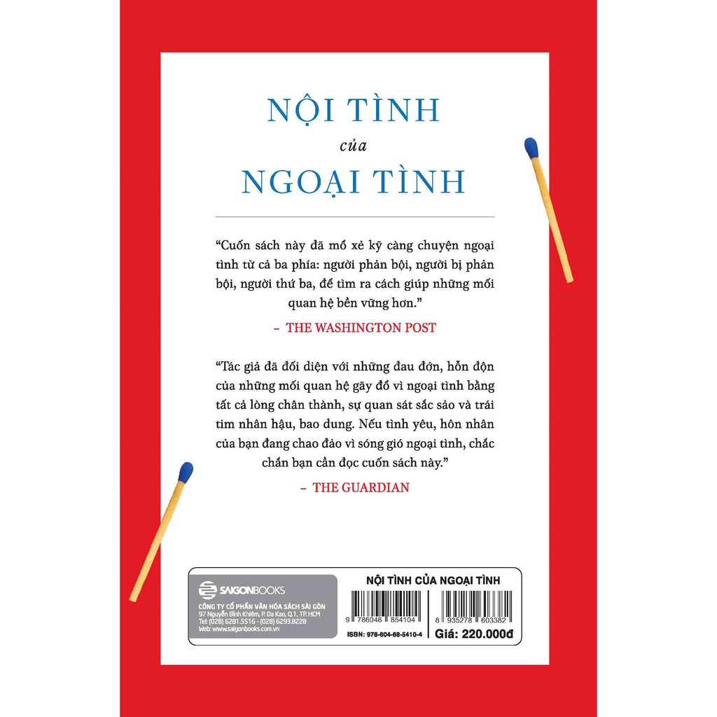 SÁCH: Nội tình của ngoại tình (The State of Affairs: Rethinking Infidelity) - Tác giả: Esther Perel