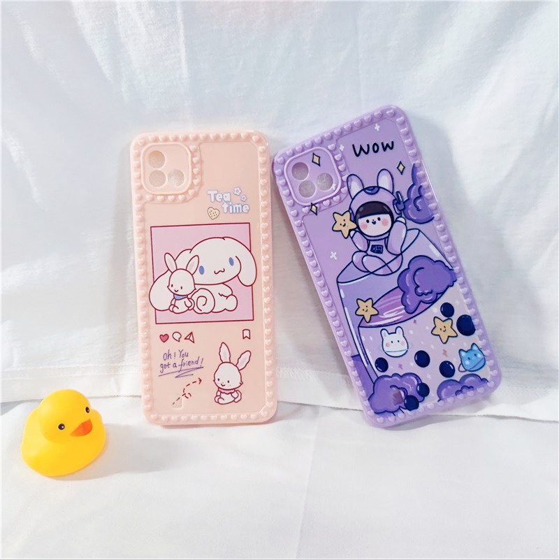 Ốp Lưng Dẻo Họa Tiết Hoạt Hình Dễ Thương Cho OPPO A5S A7 A12 A11K A1K A3S A12E F9 Pro A5 A9 2020