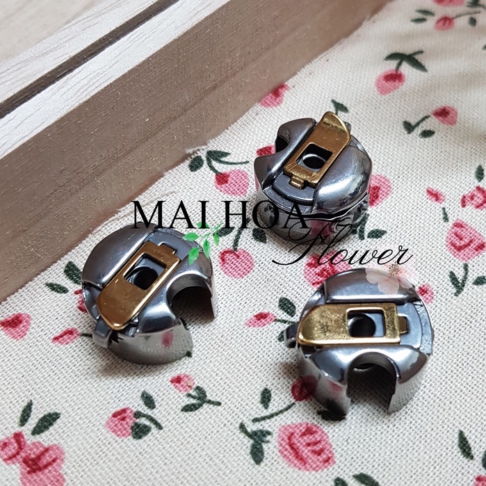 Ổ thoi thuyền máy may 1 kim công nghiệp chất liệu Nhật cao cấp chuẩn xịn, quả đào máy may quần áo, maihoaflower