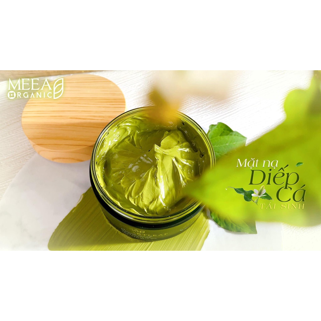 [Chính Hãng] mặt nạ tái sinh meea organic, mặt nạ diếp cá tái sinh giúp giảm mụn làm trắng meea organic