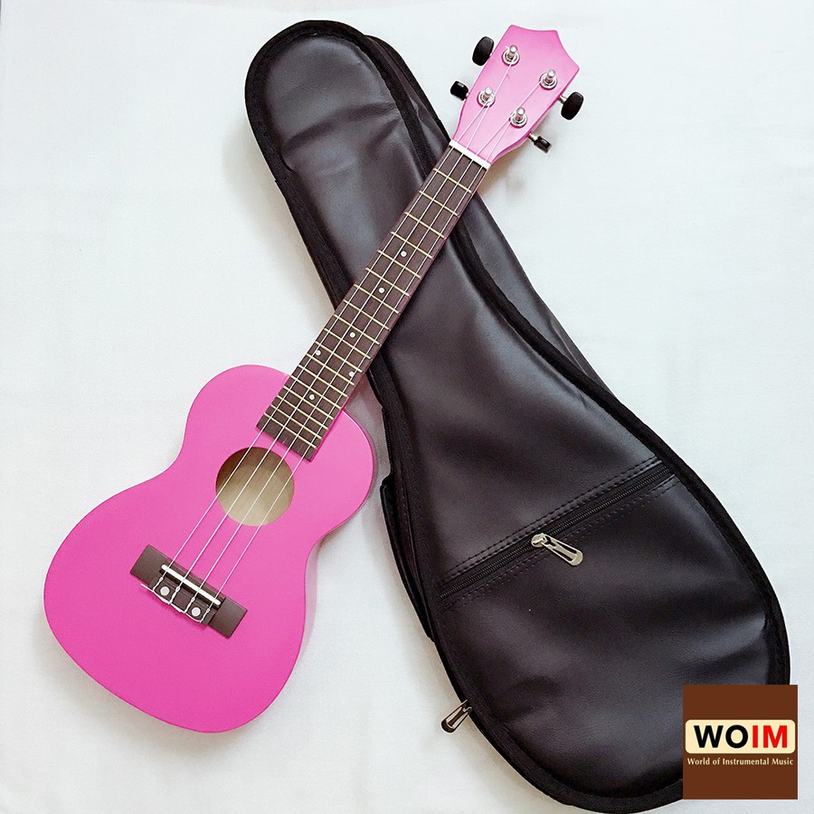 Đàn Ukulele Concert Woim 33A19 Size 23 Tặng Kèm Bao Da Cao Cấp