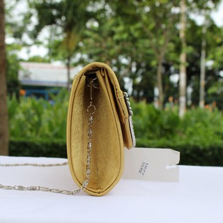 Ví Clutch S Dự Tiệc - Màu Vàng [+ 3 Tất]