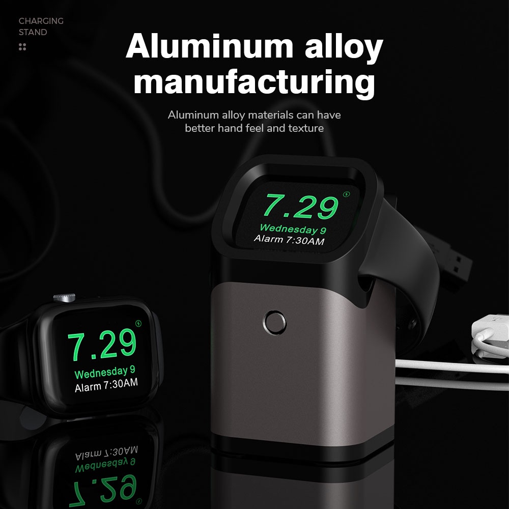 Đế Sạc Bằng Hợp Kim Chất Lượng Dành Cho Apple Watch7/6/SE/5