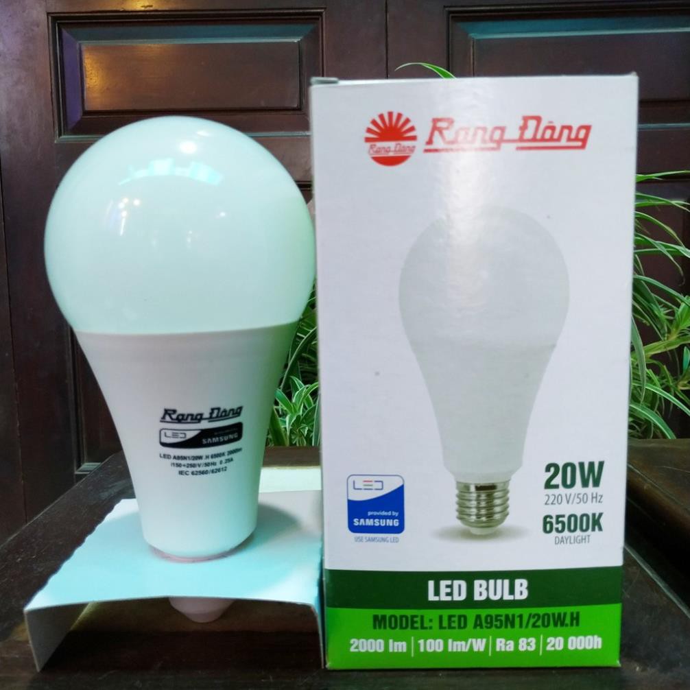 Bóng LED BULB tròn rạng đông 3w 5w 9w 12w 15w 20w 30w tiết kiệm điện