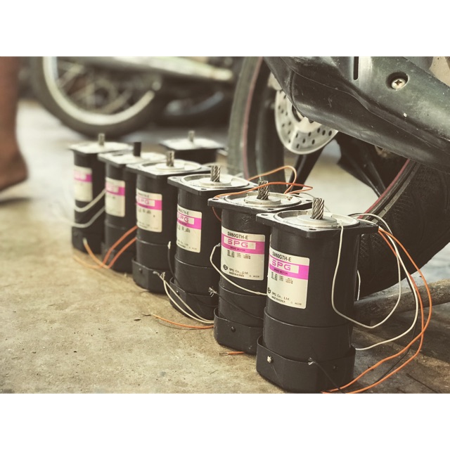 Motor Giảm Tốc 90w Có Thắng Từ SPG, OM, PANASONIC