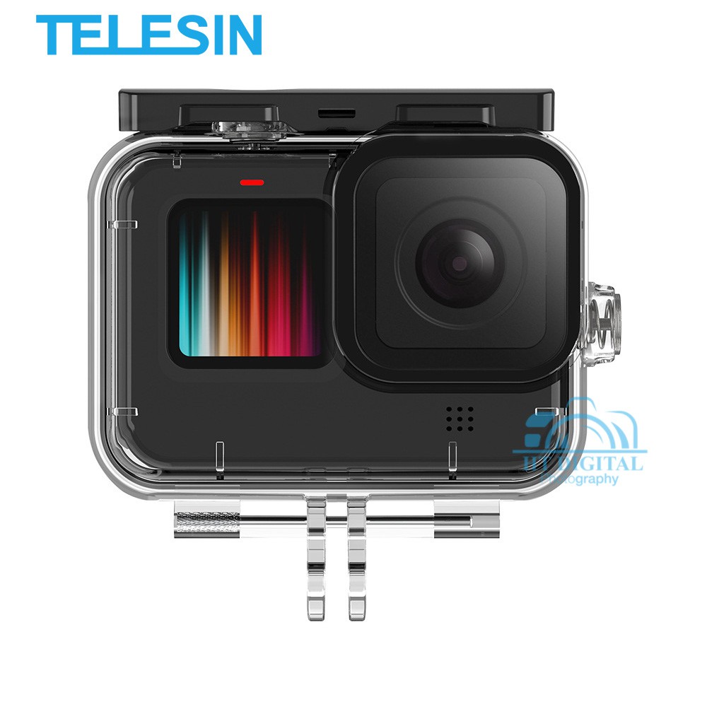 Vỏ Chống Nước GoPro 9 10 Telesin Chính Hãng - Case Bảo Vệ Máy Quay Phim GoPro Hero 9 Hero 10