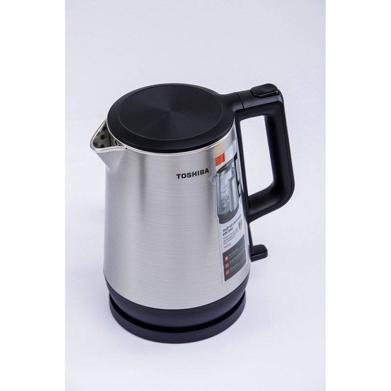 Bình Đun Siêu Tốc Toshiba KT-17DR1NV - 1.7L - Inox 304 - Hàng Chính Hãng, Bảo Hành 12 Tháng, Chất Lượng Nhật Bản