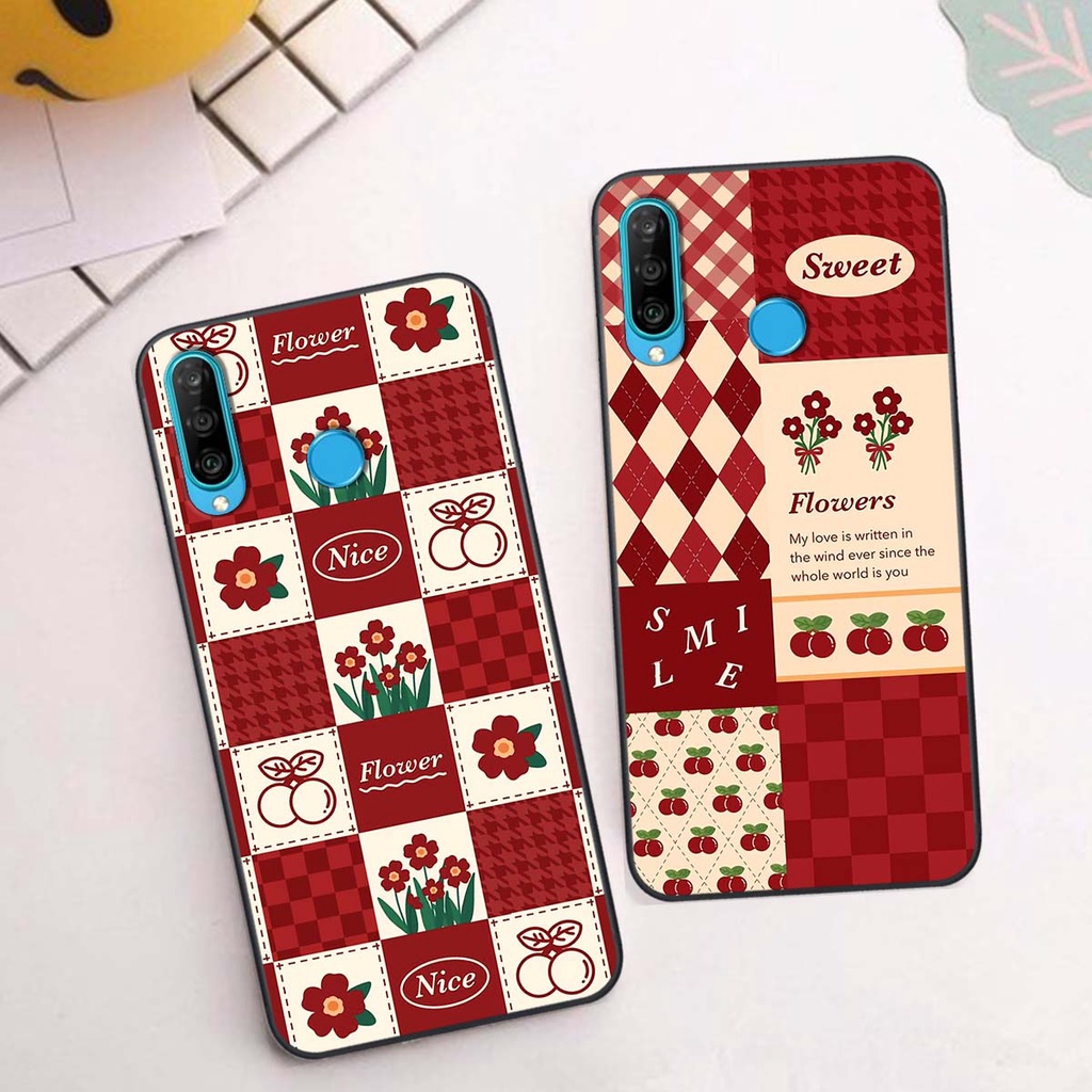 Ốp Huawei Nova 4e / P30 Lite họa tiết hoa, gấu thời trang, ốp dẻo bền đẹp