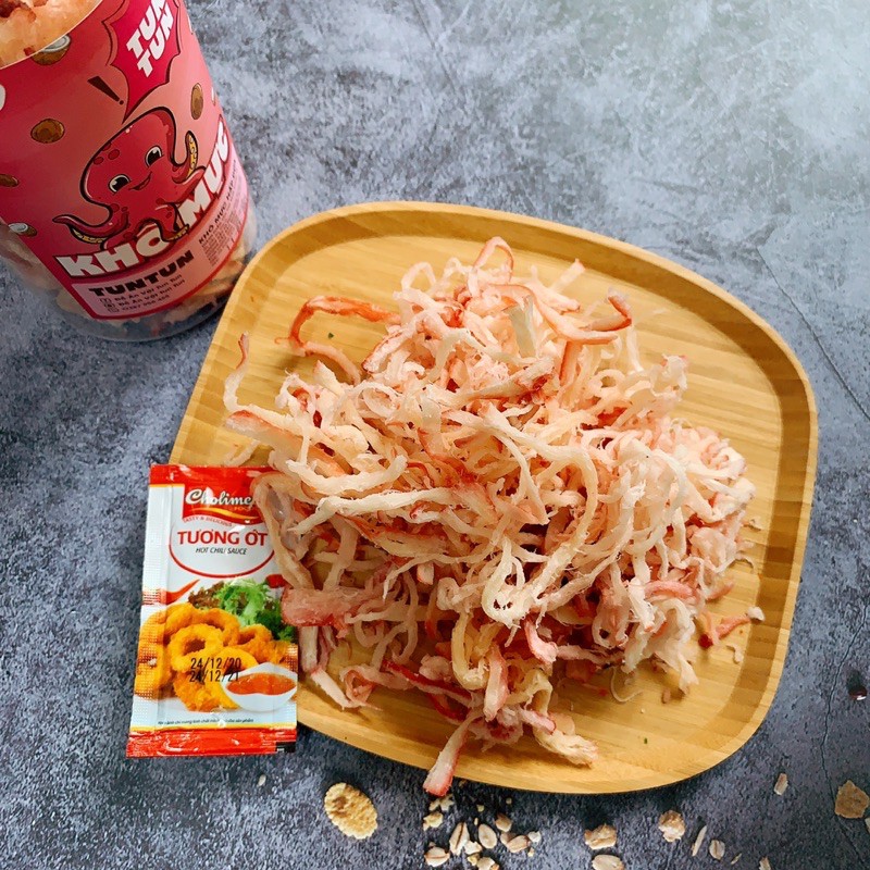 Khô mực một nắng hấp nước dừa xé sợi loại ngon, hũ pet 250 | TunTun - Thế Giới Đồ Ăn Vặt - Đồ Ăn Vặt Hà Nội | BigBuy360 - bigbuy360.vn