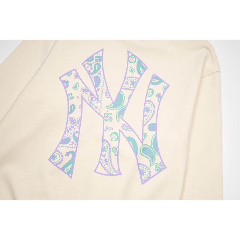 ❤❀  ❤ Mlb Áo Sweater Tay Dài Cổ Tròn Thêu Họa Tiết Thời Trang Cho Nam Nữ