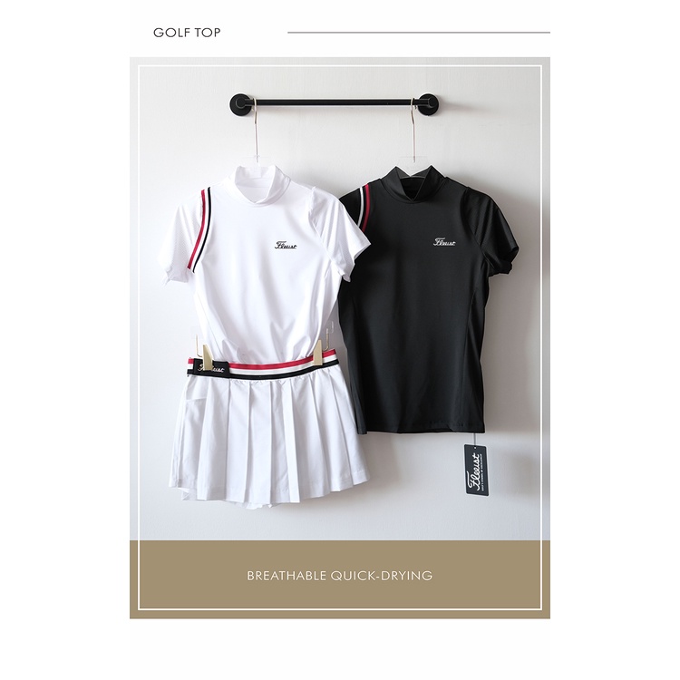 Áo Cổ Tròn Thoáng Khí Thoải Mái Chơi golf Thể Thao Ngoài Trời Phong Cách Mới Dành Cho Bạn Nữ