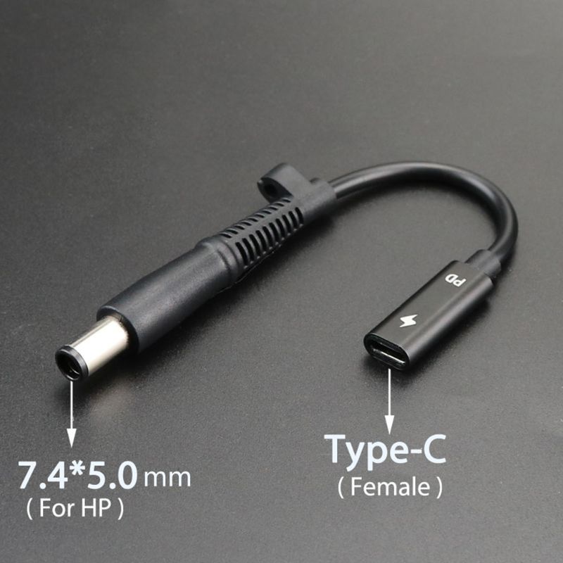 Dây Cáp Sạc Chuyển Đổi Usb 3.1 Type C Đầu Cái Sang Đầu Cái Dc 7.9x5.0 4.0x1.35 5.5x2.5 2.1 4.8x1.7 mm