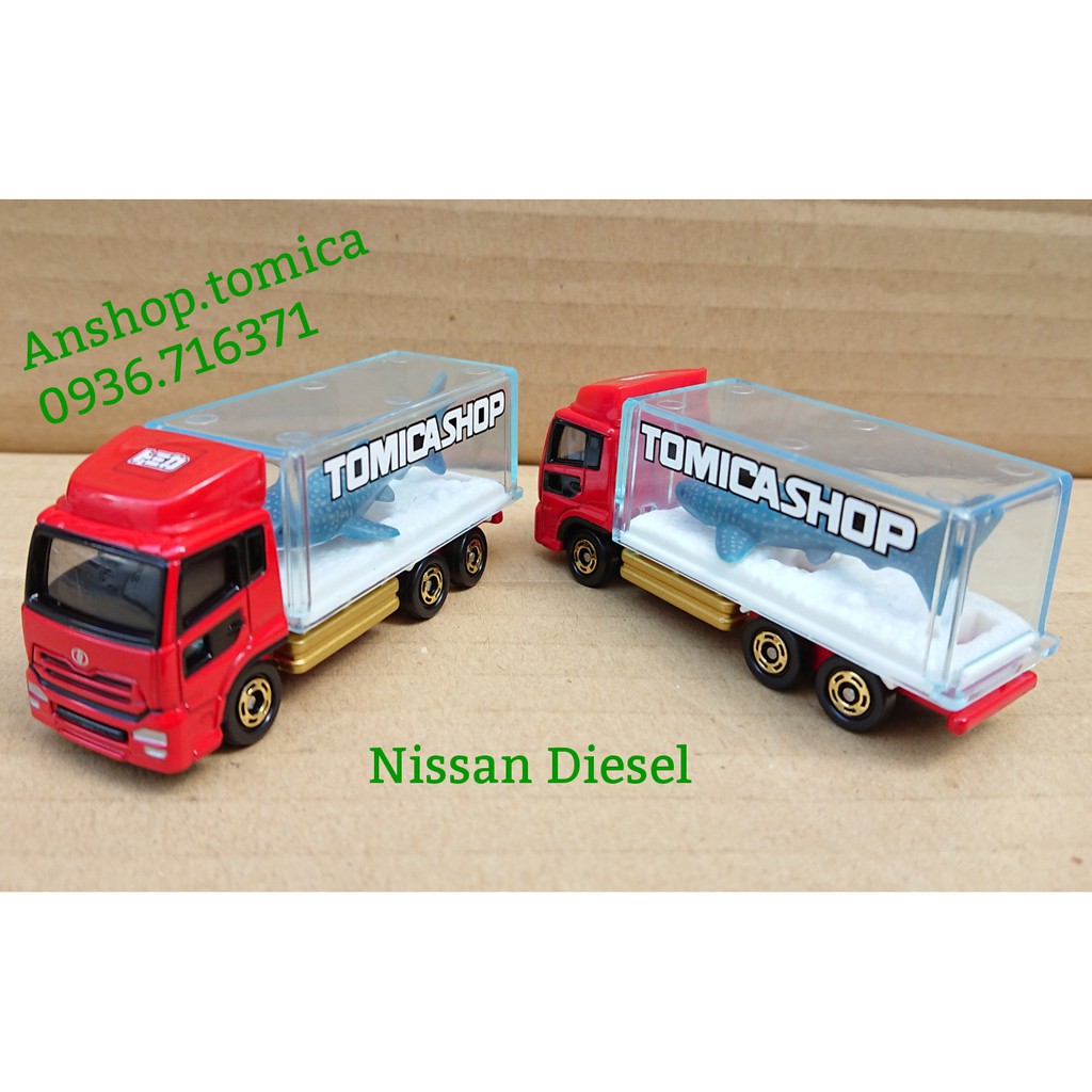 Đồ chơi mô hình xe tải chở cá tomica Nhật Bản