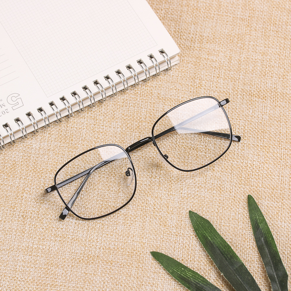 Mắt kính quang học gọng vuông nhỏ thời trang cho nữ và nam