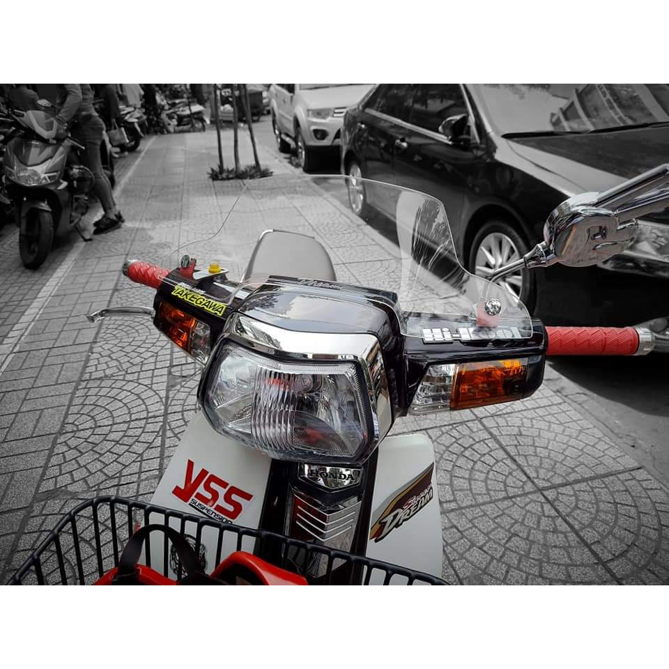 #15 Kính chắn gió xe Honda Dream EX5