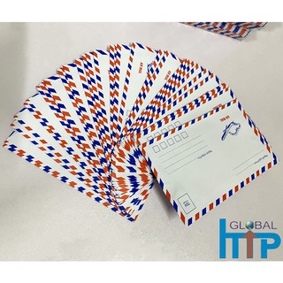 Phong bì bưu điện loại đẹp tập 100 chiếc - vpp HTP Toàn Cầu