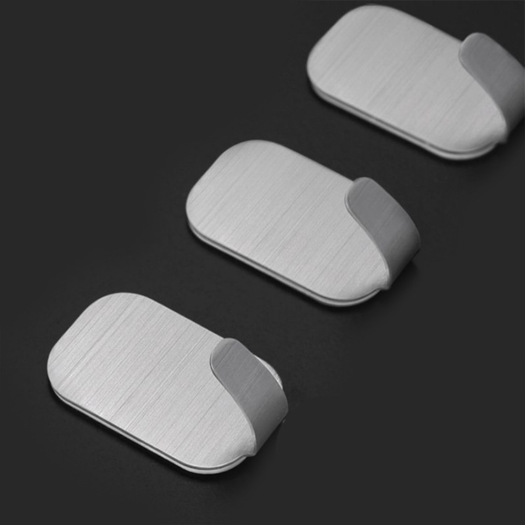 Giá Đỡ Khăn Tắm / Quần Áo 3M Bằng Thép Không Gỉ Dán Tường Không Cần Đục Lỗ