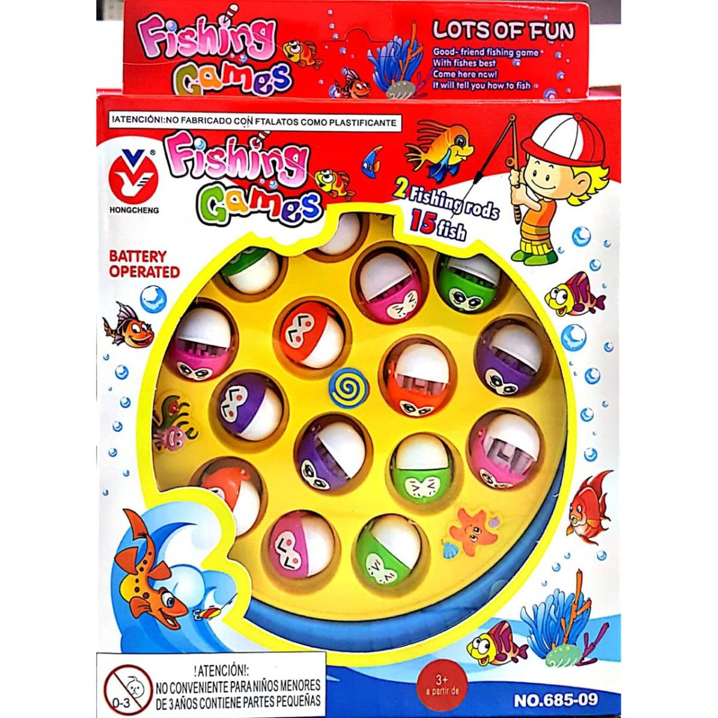 [Fishshing Game] Đồ Chơi Câu Cá 15 Fish+ 3 Cần Câu