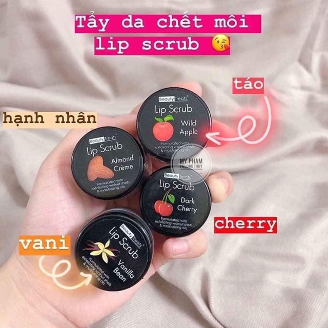 Tẩy tế bào chết môi Beauty Treats Lip Scrub