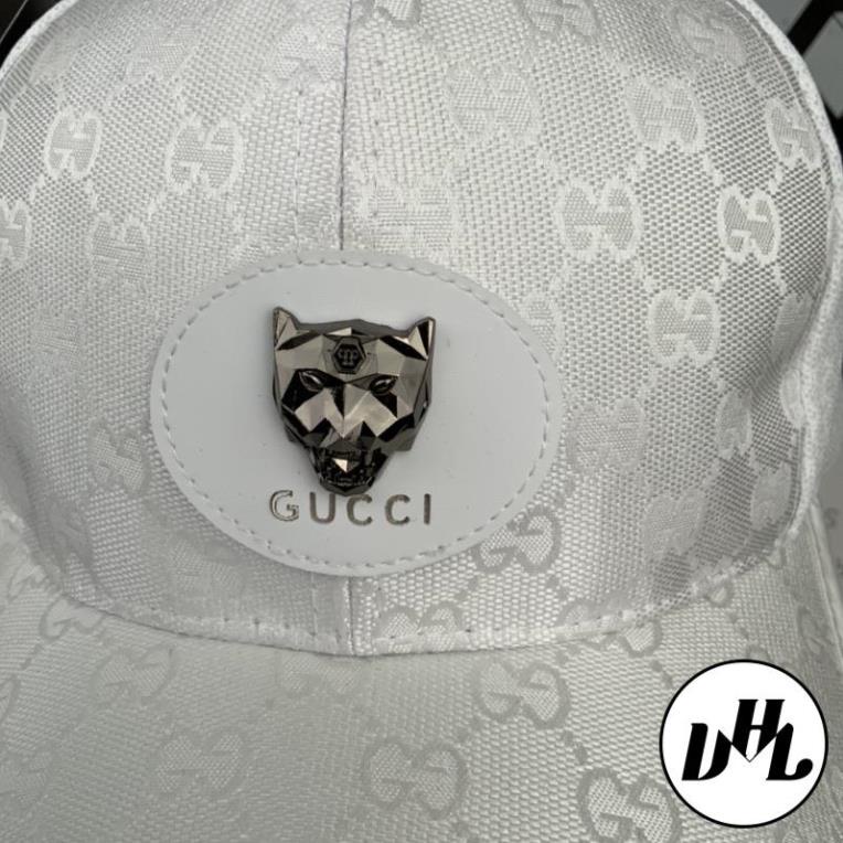 Mũ Lưỡi Trai Phối Lưới Gucci Đính Tag Đầu Sói Đen Full Tem Cao Cấp Nam Nữ